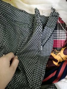 Patterned Casual Pants