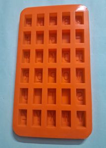Alphabet Number Silicone Mold