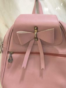 Cute Pink Bow Backpack