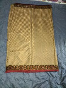 Saree Golden Brown Colour