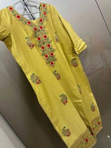 Mustard Yellow Kurta &amp; Shalwar