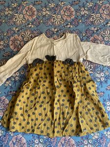Zara Baby Boho Polka Dot Dress 3/4 yr