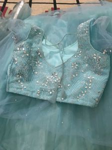 Stunning Blue Lehenga Choli Set