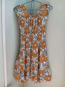 Girls Floral Print Sundress