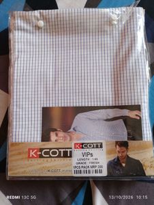 Men's Trendy Checked Shirt Fabric