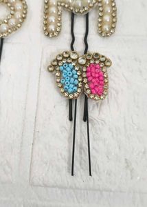 Mom hair pin baby shower