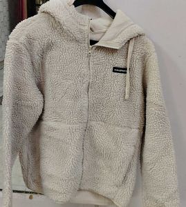 Cozy Teddy Fleece Zip-Up  hoodie Jacket