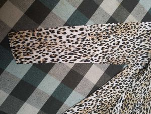 Two Kurtas: Leopard Print &amp; Orange Bandhani