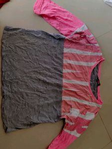 Pink & Grey T-Shirt