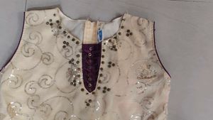 blouse with heavy embroidery and sequin