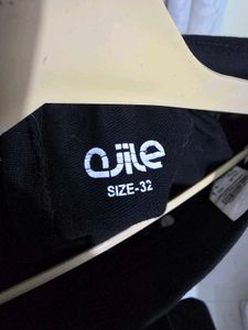Ajile by pantaloons Black Sports Pants