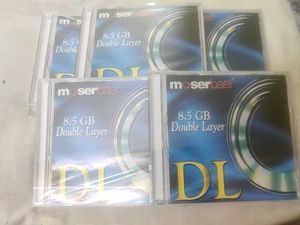 Moserbaer DVD+R DL(8.5GB Data/240 Mins Video)