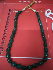 Chunky Green Gemstone Necklace