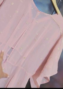 Light Pink Long Dress For 36 Bust