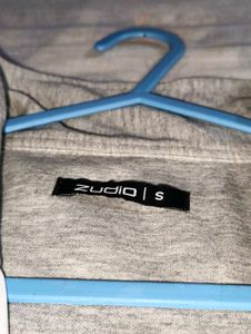 Zudio Men’s Grey Solid Full-Zip Casual Jacket | Re