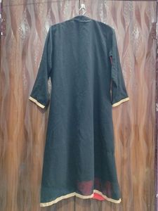 Red N Black Kurta Frock