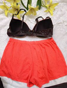 Cute Bra &amp; Shorts Lingerie Set
