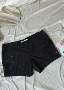 Black Cargo Shorts