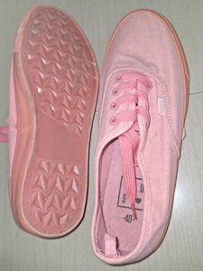 Pink Canvas Lace Sneakers