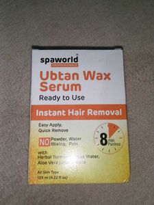 Spaworld Ubtan Wax Serum with natural loofah