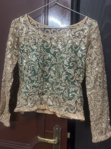 Stunning Embellished Net Blouse