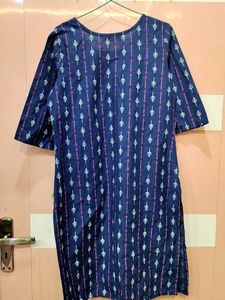 Stylish Blue Printed Kurta