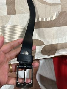 Classic Black Leather Belt