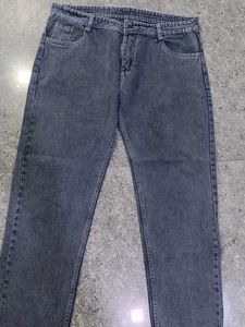 Classic Grey Wash Denim Jeans