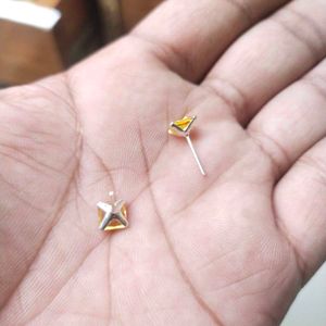 925 pure silver studs earrings 1 pair for unisex