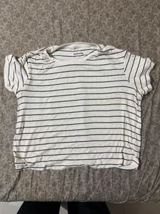 Classic Striped Ribbed T-Shirt