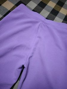 Lavender Flare Pants