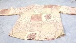 Patchwork Print Kurta