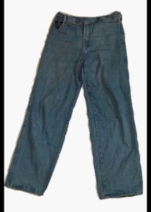 Light Wash Wide Leg Jeans