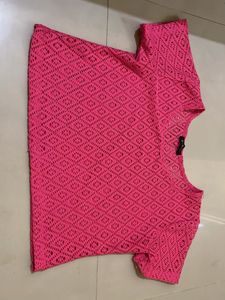 Crochet Knit Top