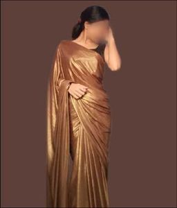 Dual chrome saree