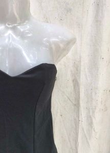 Chic Black Strapless Mini Dress