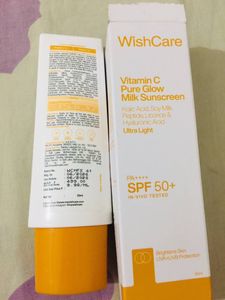 WishCare Vitamin C Pure Glow Milk Sunscreen