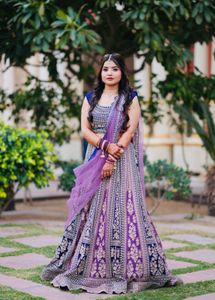 Elegant Lehenga Choli with jwelry(worn once)