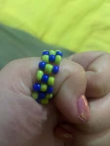 Handmade Y2K Bead Ring Set ✨Fairycore Indie Ae