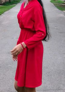 Red Casual Dress