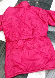 Winter Pink Fancy Women's Jacket Puffer