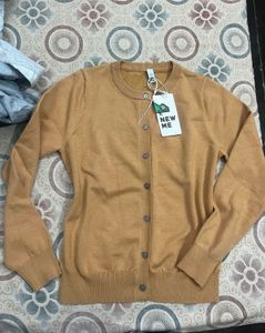 newme light brown cardigan