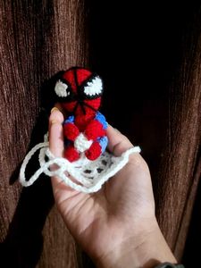 Handmade Crochet Spiderman Toy