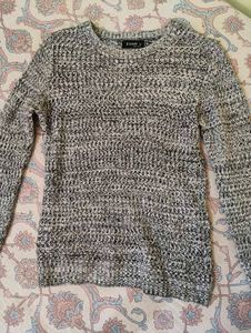 Chic Marled Knit Sweater