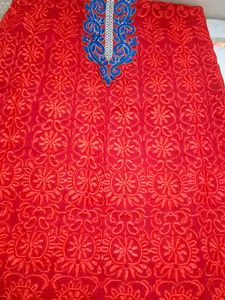 Maroon Embroidered Anarkali Suit