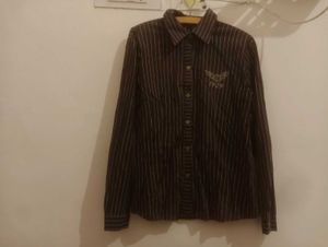 Men's Striped Casual Shirt