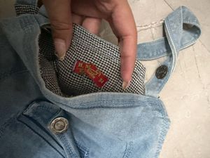 Denim Pinafore Dress