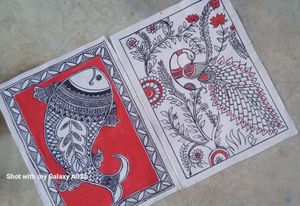 Combo Offers 🥳🔥🎉Madhubani Art Work Handmade