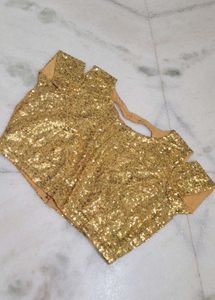 Stunning Gold Sequin Blouse
