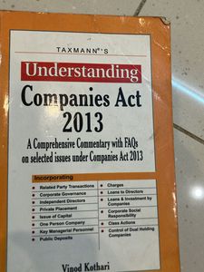 Understanding Companies Act 2013 Book